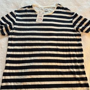 Zara NWT striped Line. T shirt size XL